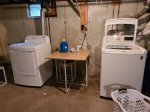 Washer/Dryer in Basement of Right Side